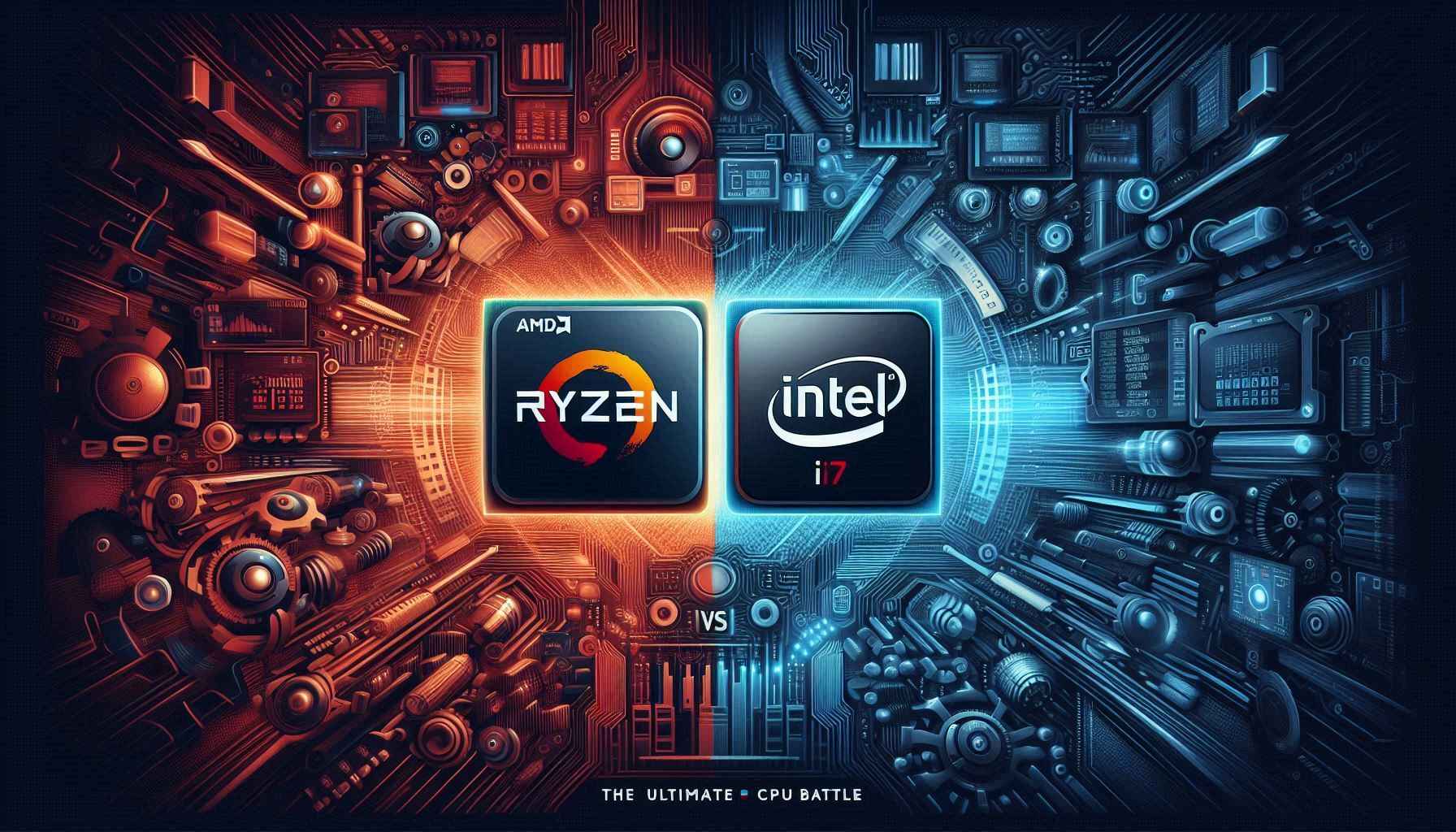 AMD Ryzen 7 Vs Intel i7​